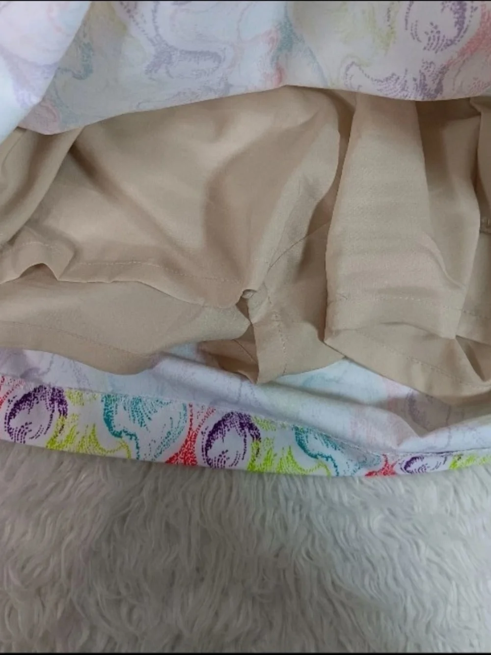 Cutter & Buck Colorful Julia Swirl Pattern Golf DryTec Skirt, Size 10
